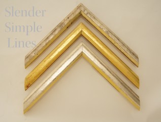 細身のシンプルなライン